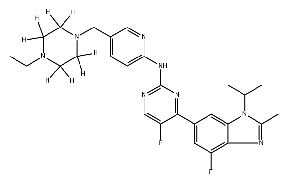 Abemaciclib D8 Struktur