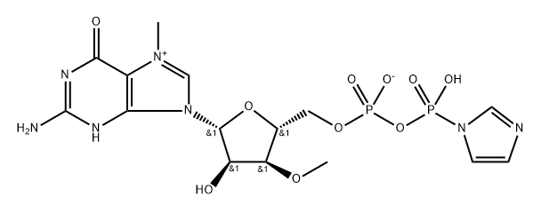 m7(3'OMeG)(5')pp-1-imidazol Struktur