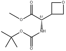 3-Oxetaneacetic acid, α-[[(1,1-dimethylethoxy)carbonyl]amino]-, methyl ester, (αS)-|(2S)-2-(叔丁氧羰基氨基)-2-(氧雜環(huán)丁-3-基)乙酸甲酯