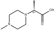 (R)-2-(4-methylpiperazin-1-yl)propanoic acid(WXC08562) Struktur