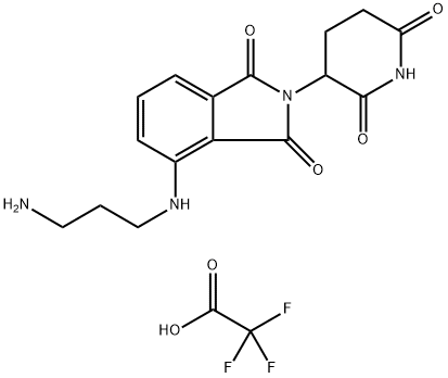 Pomalidomide Related Compound 9 Triflate Struktur