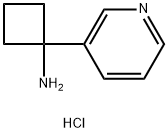 1-(pyridin-3-yl)cyclobutan-2-amine hydrochloride Struktur