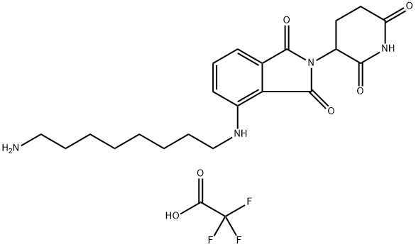 Pomalidomide Related Compound 12 Triflate Struktur