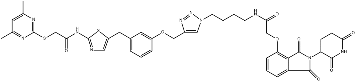 Sirt2-PROTAC-1 Struktur