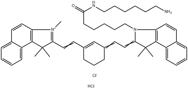 Cyanine7.5 amine Struktur