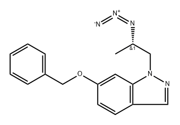 1H-Indazole, 1-[(2S)-2-azidopropyl]-6-(phenylmethoxy)-