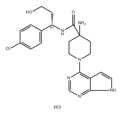 AZD-5363 HCl salt Struktur