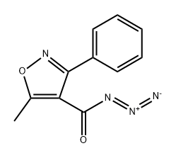 4-Isoxazolecarbonyl azide, 5-methyl-3-phenyl-