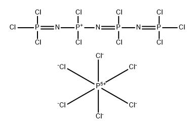 Decachloro-1-tetraphosphaza-1,3,5-trienium Hexacexachlorophosphate Struktur