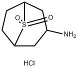 3-amino-8lambda6-thiabicyclo[3.2.1]octane-8,8-dione hydrochloride Struktur