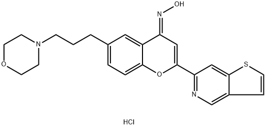 Foliglurax hydrochloride Struktur