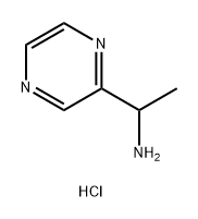 1-(pyrazin-2-yl)ethan-1-amine dihydrochloride Struktur