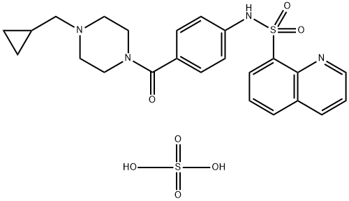 Mitapivat sulfate Struktur