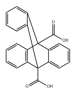 9,10[1',2']-Benzenoanthracene-9,10-dicarboxylic acid Struktur