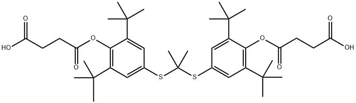 Probucol Disuccinate Struktur