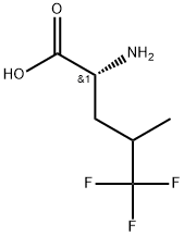 (2R)-2-amino-5,55-trifluoro-4-methylpentanoicacid Struktur