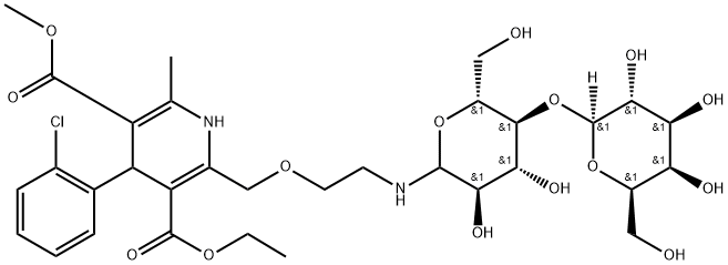 Amlodipine N-Lactoside Struktur