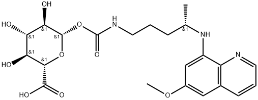 Primaquine carbamoyl-β-D-glucuronide Struktur