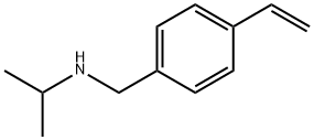 N-(1-methylethyl)-4-(ethenyl)benzenemethanamine Struktur