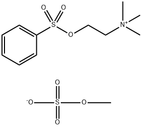 Phenyl 2-trimethylammonium ethanesulfonate methyl sulfate Struktur