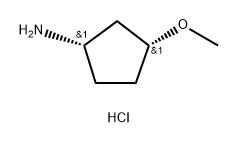 (1S,3R)-3-甲氧基環(huán)戊胺鹽酸鹽 結(jié)構(gòu)式