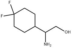 Cyclohexaneethanol, β-amino-4,4-difluoro- Struktur