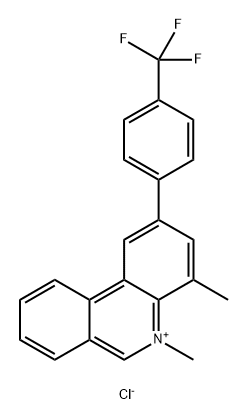 4,?5-?二甲基-?2-?[4-?(三氟甲基)?苯基]?-?菲啶鎓氯化物, 2230087-64-4, 結(jié)構(gòu)式