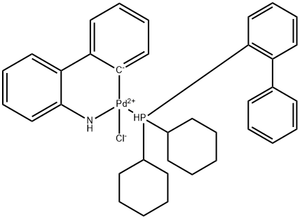 CyJohnPhos Pd G2 Struktur