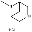 3,6-Diazabicyclo[3.1.1]heptane, 6-methyl-, hydrochloride (1:2) Struktur