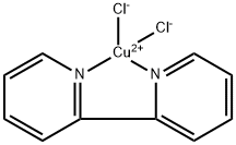 (2,2'-Bipyridine)dichlorocopper Struktur