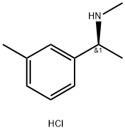 (1S)-1-(3-METHYLPHENYL)ETHYL]METHYLAMINE HYDROCHLORIDE Struktur