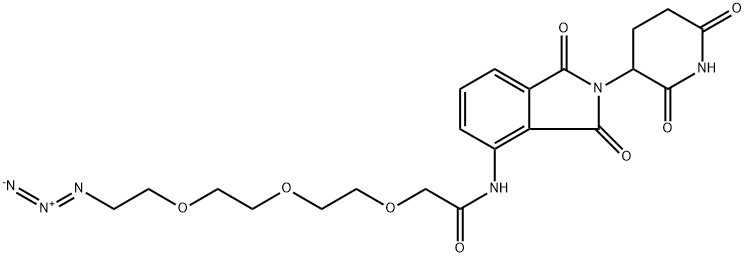 Pomalidomide-PEG3-N3 Struktur