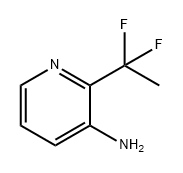 2-(1,1-difluoroethyl)pyridin-3-amine Struktur