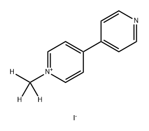 Pyridinium, 1-methyl-d3-4-(4-pyridyl)-, iodide (8CI) Struktur