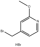 4-(Bromomethyl)-2-methoxypyridine hydrobromide Struktur