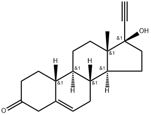 Δ-5(6)-Norethindrone Struktur