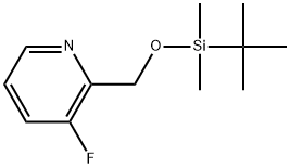 2-(((tert-Butyldimethylsilyl)oxy)methyl)-3-fluoropyridine Struktur