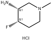 3-Piperidinamine, 4-fluoro-1-methyl-, hydrochloride (1:2), (3R,4S)-|