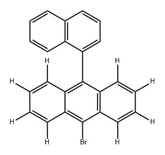 Anthracene-1,2,3,4,5,6,7,8-d8, 9-bromo-10-(1-naphthalenyl)- Struktur