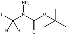 tert-butyl N-amino-N-(trideuteriomethyl)carbamate Struktur