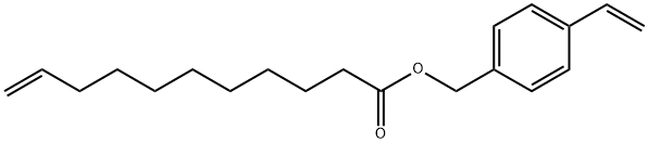 (4-Ethenylphenyl) methyl 10-undecenoate Struktur