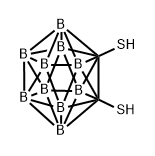 O-CARBORANE-1,2-DITHIOL Struktur