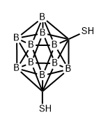 M-CARBORANE-1,7-DITHIOL Struktur