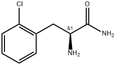 Benzenepropanamide, α-amino-2-chloro-, (αS)- Struktur