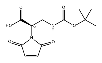 Mal-D-Dap(Boc)-OH·DCHA Struktur