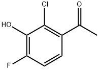 1-(2-chloro-4-fluoro-3-hydroxyphenyl)ethanone Struktur