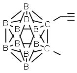 1-Methyl-2-propargyl-o -carborane Struktur