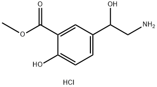 Benzoic acid, 5-(2-amino-1-hydroxyethyl)-2-hydroxy-, methyl ester, hydrochloride (1:1)