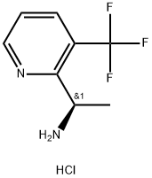 (R)-1-(3-(trifluoromethyl)pyridin-2-yl)ethan-1-amine hydrochloride Struktur