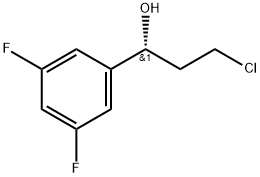 (R)-3-chloro-1-(3,5-difluorophenyl)propan-1-ol Struktur